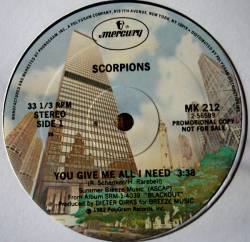 Scorpions : You Give Me All I Need